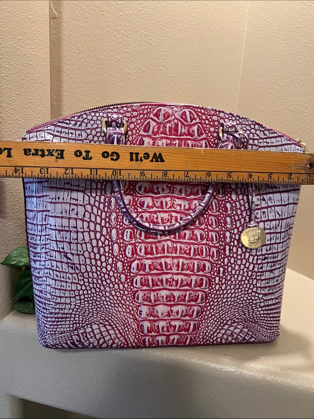 Brahmin Large Duxbury Boysenberry Ombre Melbourne - Picture 4 of 10